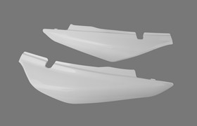 CACHA BAJO ASIENTO HONDA NXR125 BROS BLANCO (JGO) MTC [C80429]